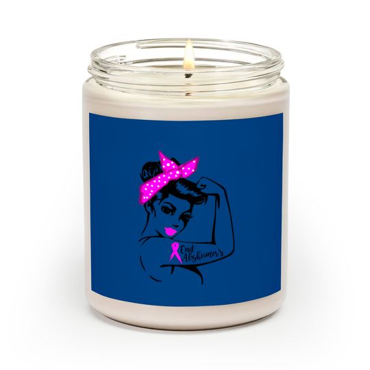 End Alzheimer's Strong Women Scented Candle Scented Candles