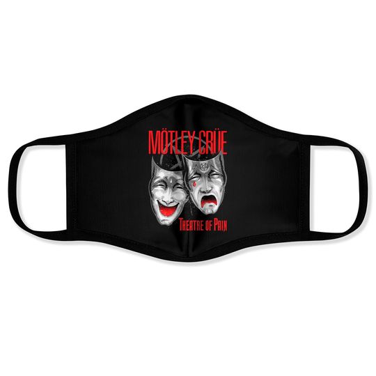 Motley Crue Theatre of Pain Rock Metal Face Mask Face Masks