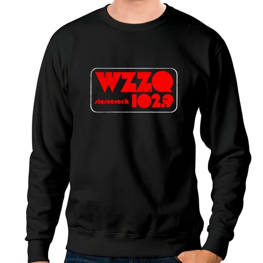 WZZQ Stereorock Jackson, Mississippi / Defunct 80s Radio Station Logo - Radio Station - Sweatshirts
