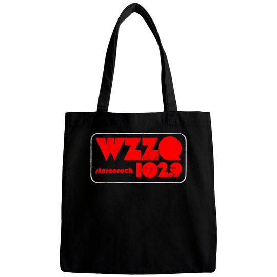 WZZQ Stereorock Jackson, Mississippi / Defunct 80s Radio Station Logo - Radio Station - Bags