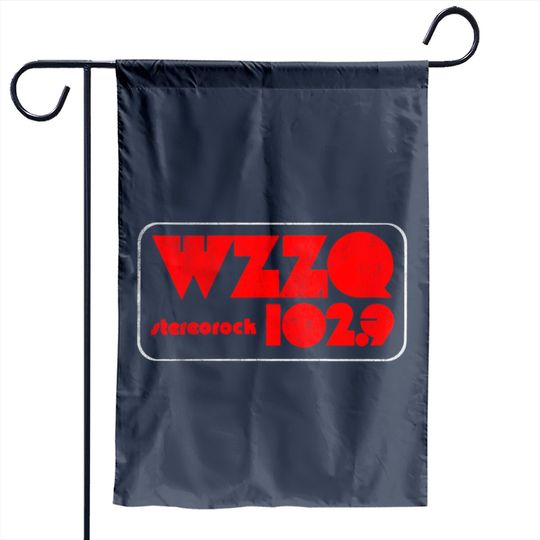 WZZQ Stereorock Jackson, Mississippi / Defunct 80s Radio Station Logo - Radio Station - Garden Flags