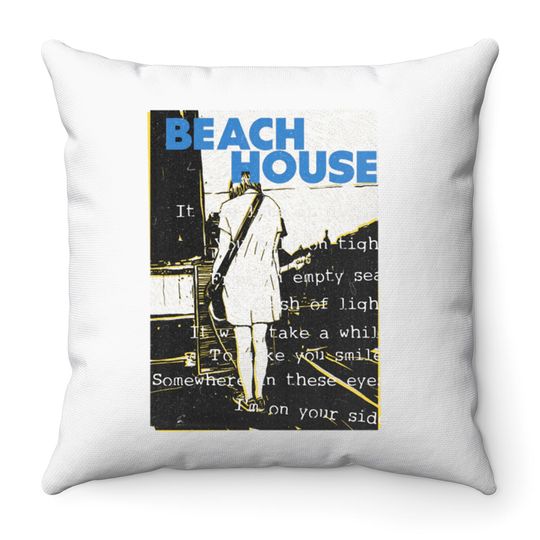 space song // fanart - Beach House - Throw Pillows