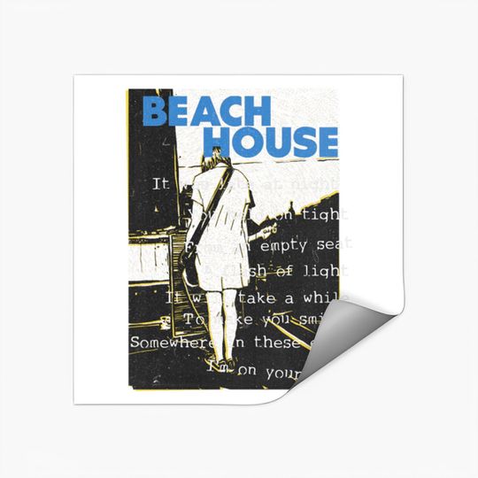 space song // fanart - Beach House - Stickers