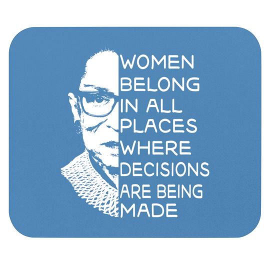 Vintage Notorious RBG - Ruth Bader Ginsburg Mouse Pads