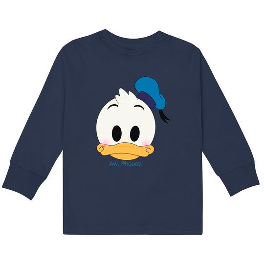 Aw Phooey - Donald Duck -  Kids Long Sleeve T-Shirts