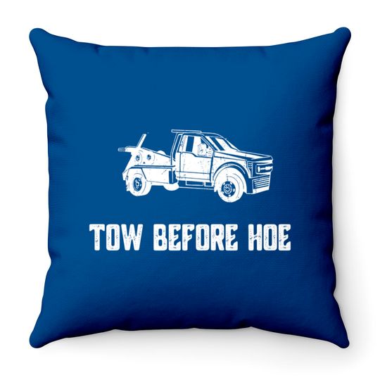 Tow Truck Throw Pillows