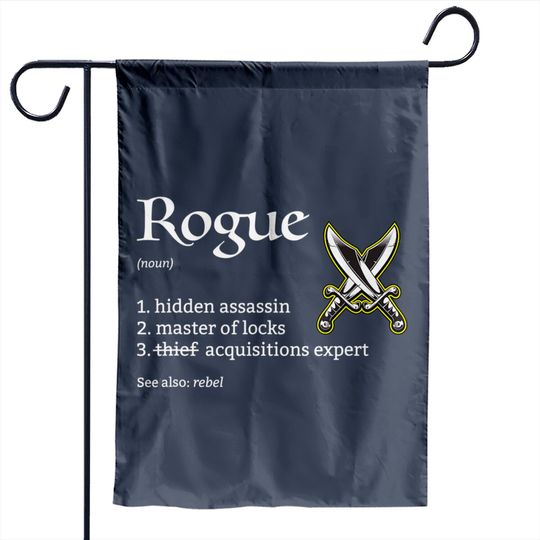 Rogue Class Definition Dungeons and RPG Dragons Garden Flags