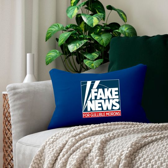 Fake News For Morons - Fox News - Lumbar Pillows