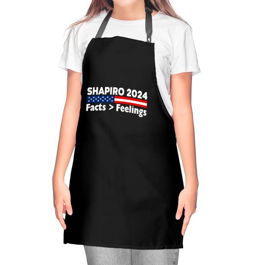 Ben Shapiro 2024 Facts Feelings Kitchen Apron Kitchen Aprons