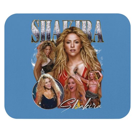 SHAKIRA Vintage Mouse Pad - Shakira 90s bootleg retro Mouse Pads