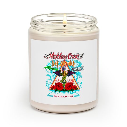 The Stadium Tour 2022 Scented Candles, Motley Crue Scented Candles