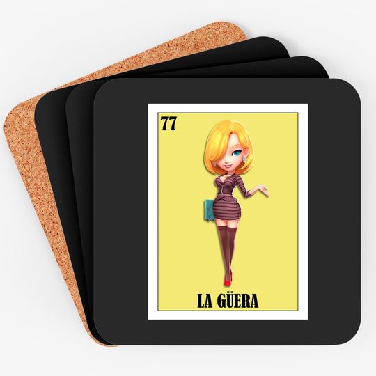 Mexican Loteria - La Guera - Loteria Mexicana  - Mexican Bingo Classic Coasters