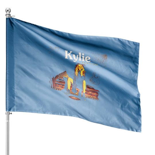 Proud Kylie Golden Tour Fitted Scoop House Flags