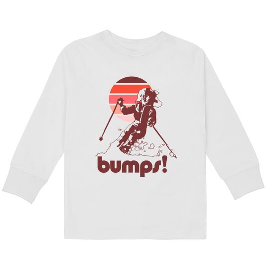 Bumps! - Skiing -  Kids Long Sleeve T-Shirts