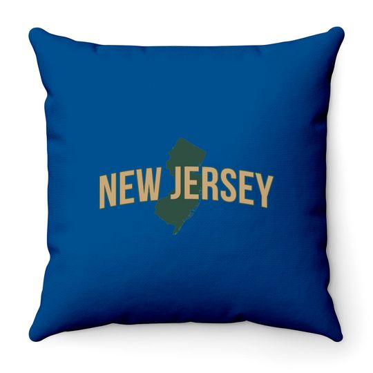 New Jersey State - New Jersey State - Throw Pillows