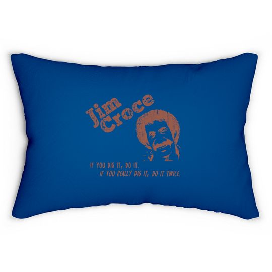 Jim Croce Unisex Lumbar Pillows
