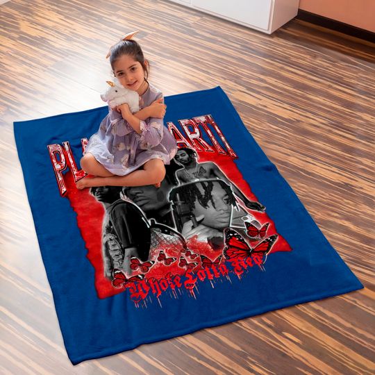 Playboi Carti Rapper Baby Blankets