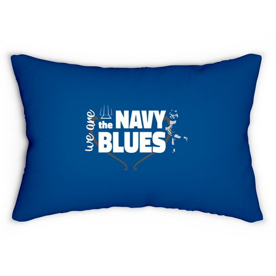 We Are The Navy Blues - Carlton Blues - Lumbar Pillows
