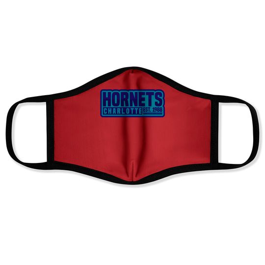 Charlotte Hornets 02 - Charlotte Hornets - Face Masks