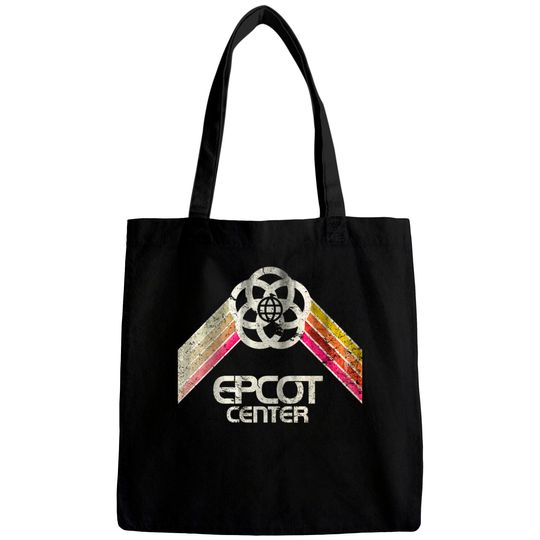 EPCOT Center Vintage Logo - Epcot Center - Bags
