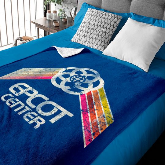 EPCOT Center Vintage Logo - Epcot Center - Baby Blankets
