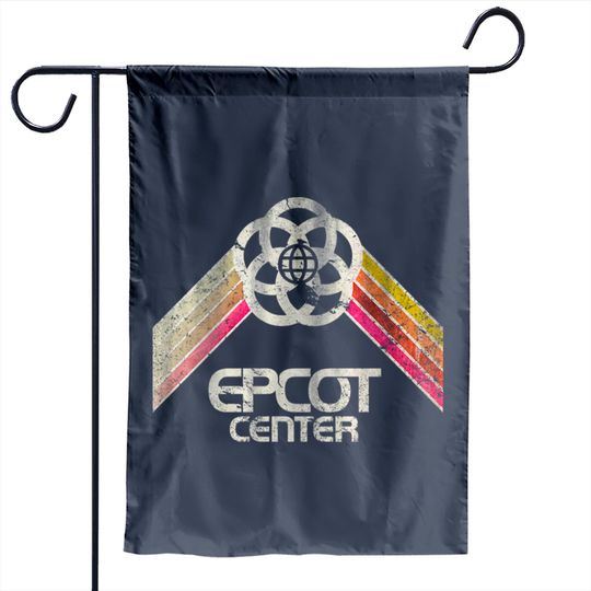 EPCOT Center Vintage Logo - Epcot Center - Garden Flags