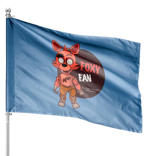 Five Night's at Freddy's Foxy Fan - Five Nights At Freddys - House Flags