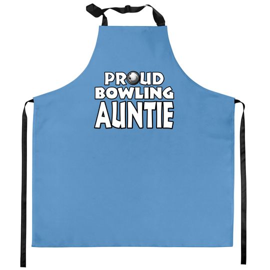 Bowling Aunt Gift for Women Girls - Bowling Aunt - Kitchen Aprons