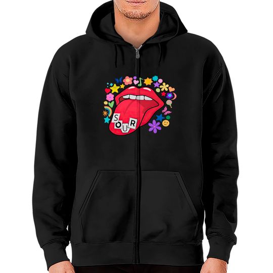 Olivia Rodrigo Sour Tour 2022 Zip Hoodies