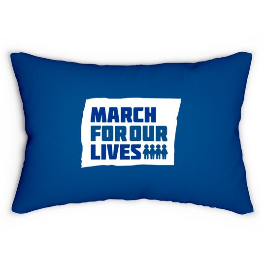 March For Our Lives Stoneman Douglas Gun Control B Lumbar Pillows