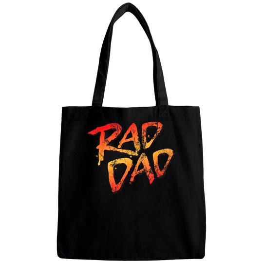 RAD DAD - 80s Nostalgic Gift for Dad, Birthday Father's Day Bags