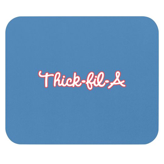 Thick Fil A, Stroke Color Mouse Pads