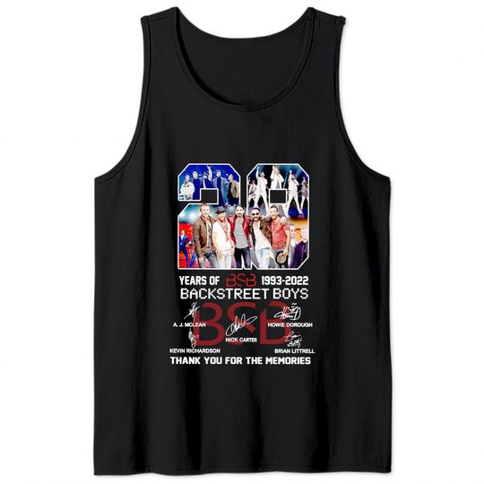 29 Years of The Backstreet Boys 1993 2022 , thank for Memory Classic Tank Tops