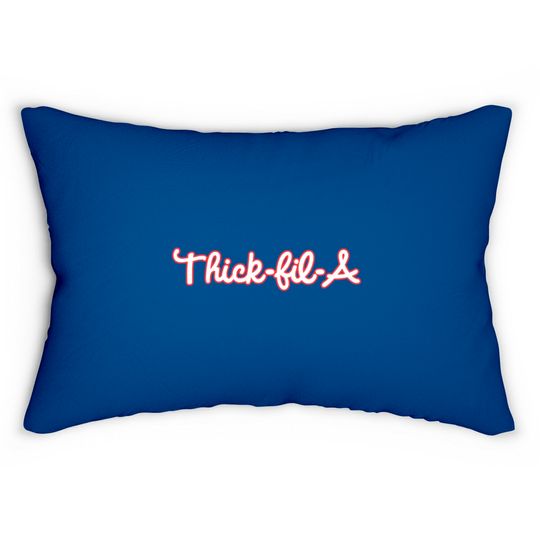 Thick Fil A, Stroke Color Lumbar Pillows