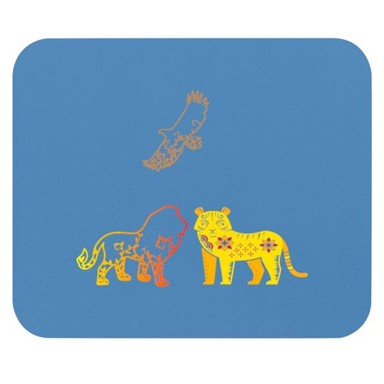 Lions And Tigers Mouse Pads