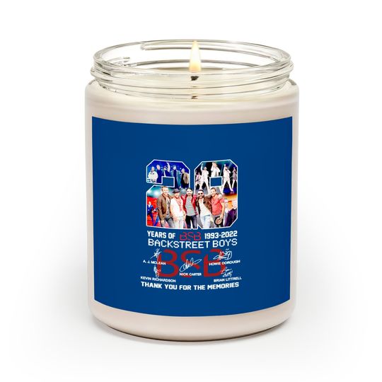 29 Years of The Backstreet Boys 1993 2022 , thank for Memory Classic Scented Candles