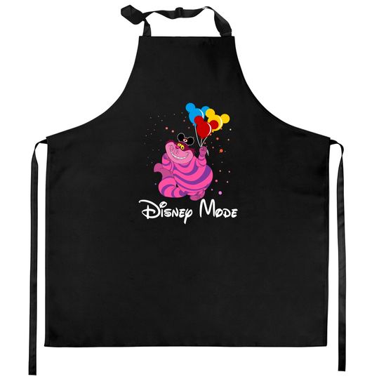 Disney Alice In Wonderland Cheshire Cat Disney Mode Unisex Kitchen Aprons Birthday Kitchen Apron