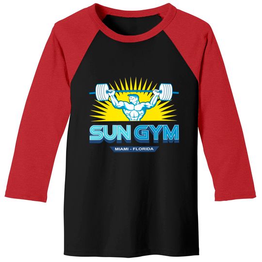 sun gym shirt Baseball Tees