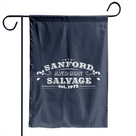 Sanford and Son logo d - Sanford And Son - Garden Flags