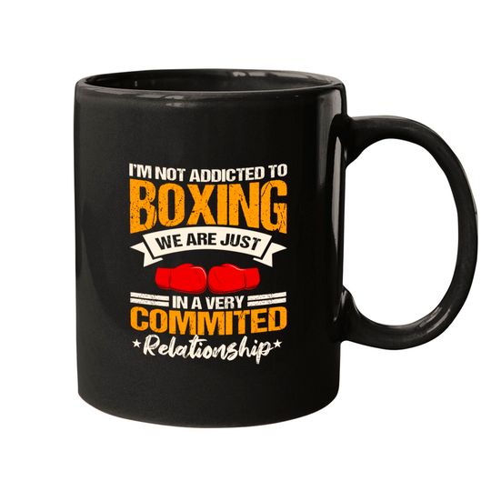 Boxing Ring Gloves Boxer Sport Coach Trainee Mugs