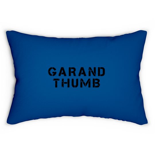 garand thumb Lumbar Pillows