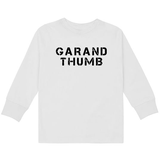 garand thumb  Kids Long Sleeve T-Shirts