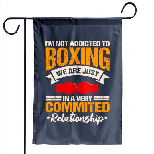 Boxing Ring Gloves Boxer Sport Coach Trainee Garden Flags