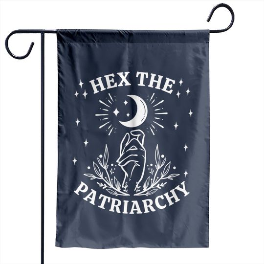 Feminist Witch, Hex The Patriarchy Garden Flags
