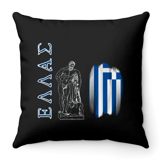 Greek mythologi Throw Pillows