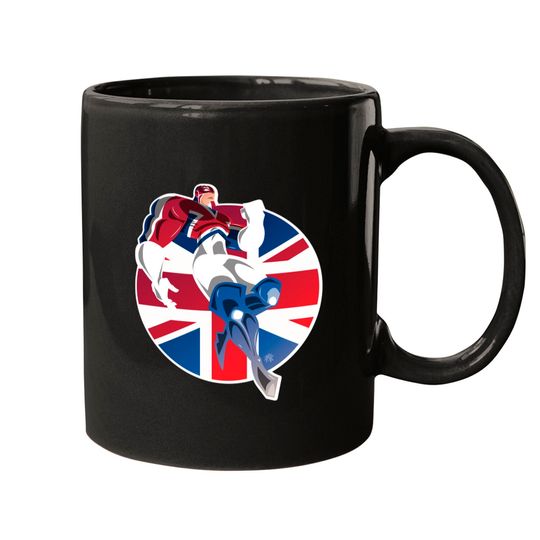 Brian B Soars - Captain Britain - Mugs