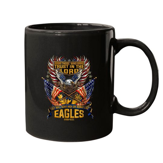 Soar on Wings Like Eagles Christian 4th Mug Mugs