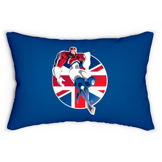 Brian B Soars - Captain Britain - Lumbar Pillows