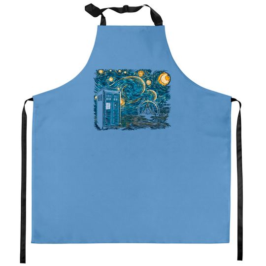 Starry Gallifrey - Doctor Who - Kitchen Aprons