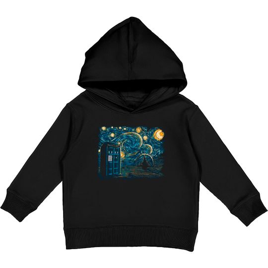 Starry Gallifrey - Doctor Who - Kids Pullover Hoodies